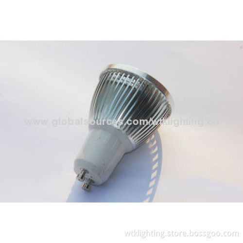 7W COB LED Spotlight, 560lm/GU10/MR16/E27 Base/Aluminum Housing/2,700-3,500/3,500-5,000/5,000-7,000K